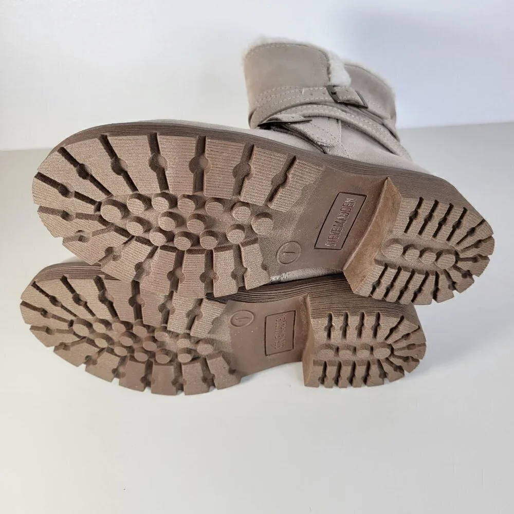 STEVE MADDEN Cozy Boots Taupe | 1 Little Kid Girl